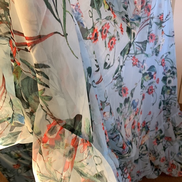 MAC DUGGAL
Indy A-Line Ruffled Back-Lace Chiffon Gown - Picture 7 of 17